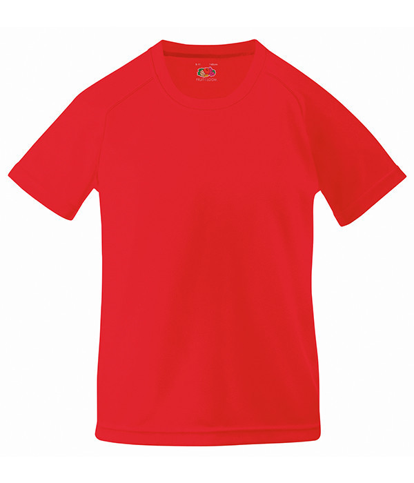 Детская спортивная футболка Fruit of the Loom 104 см Красный (D061013040104)