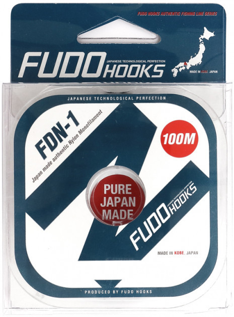 Леска рыболовная Fudo Hooks FDN-1 100 м 0.4 мм 15.6 кг 