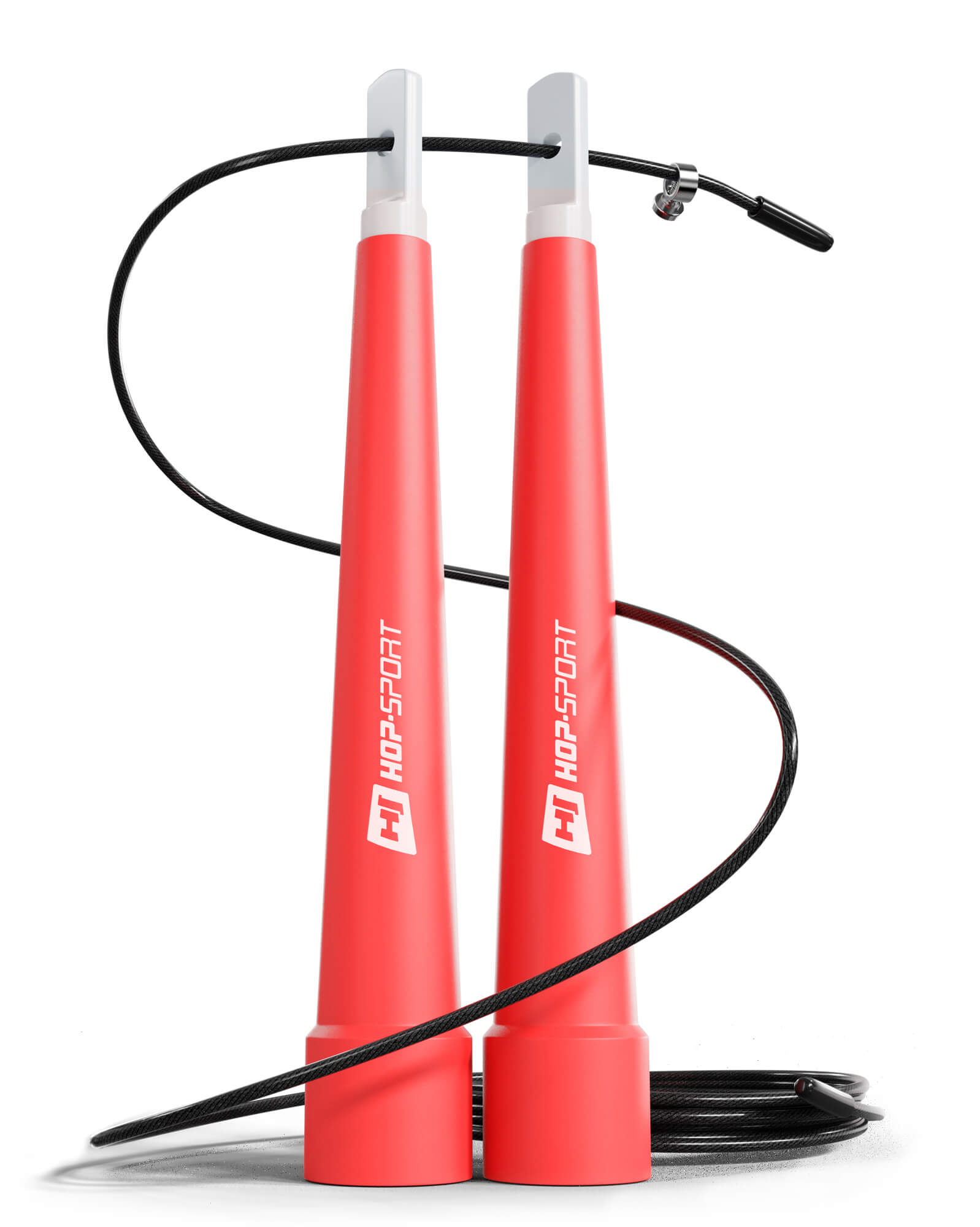 Скакалка Hop-Sport Crossfit із пластиковими ручками HS-P010JR червона