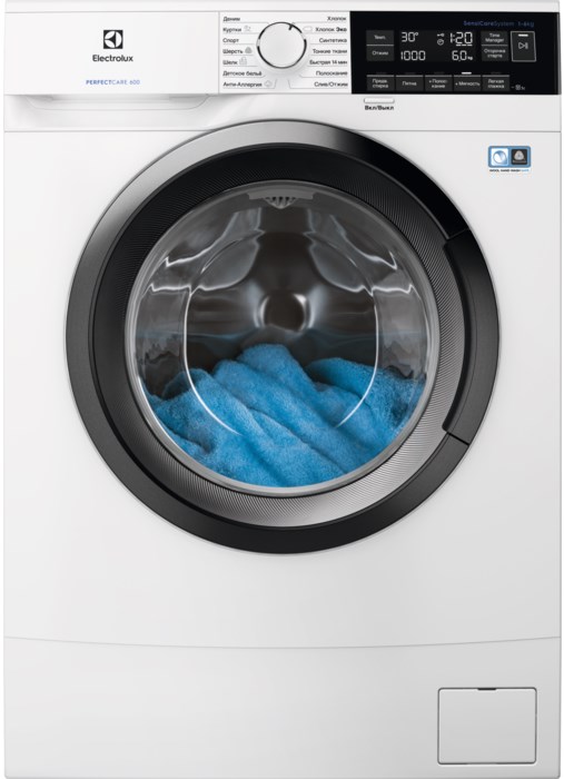 Пральна машина автоматична Electrolux EW 6S3R06S Білий (F00168943)
