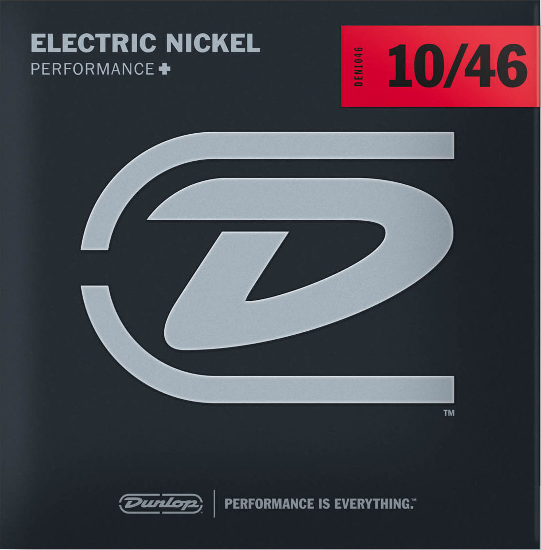 Струны для электрогитары 6 шт Dunlop DEN1046 Medium Nickel Plated Steel Electric Guitar Strings 10/46