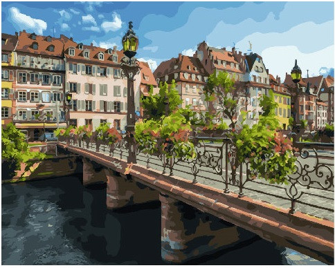 Картина за номерами BrushMe "Страсбург" 40х50см GX25579