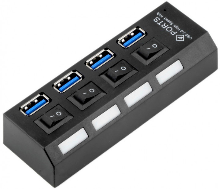 USB-хаб Protech HI-SPEED на 4 порти Black (hub_np2_0815)