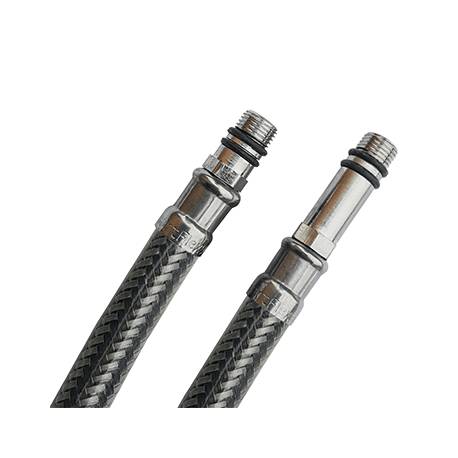 Пара шлангов для смесителей SmartFlex Black 40 см