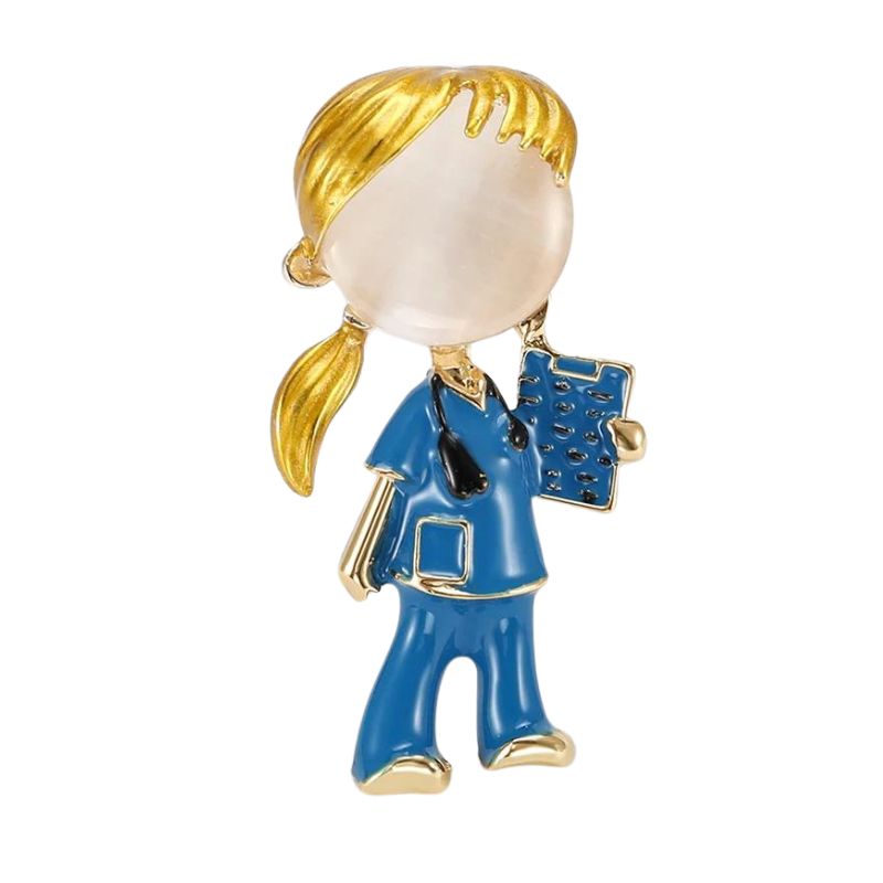 Брошка BROCHE Медсестра синя BRBF114156