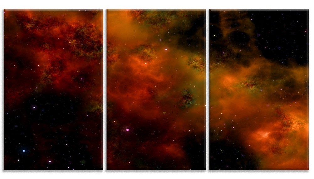 Модульная картина Декор Карпаты XL59s 187х99 см Космос (hub_zFsa97932)