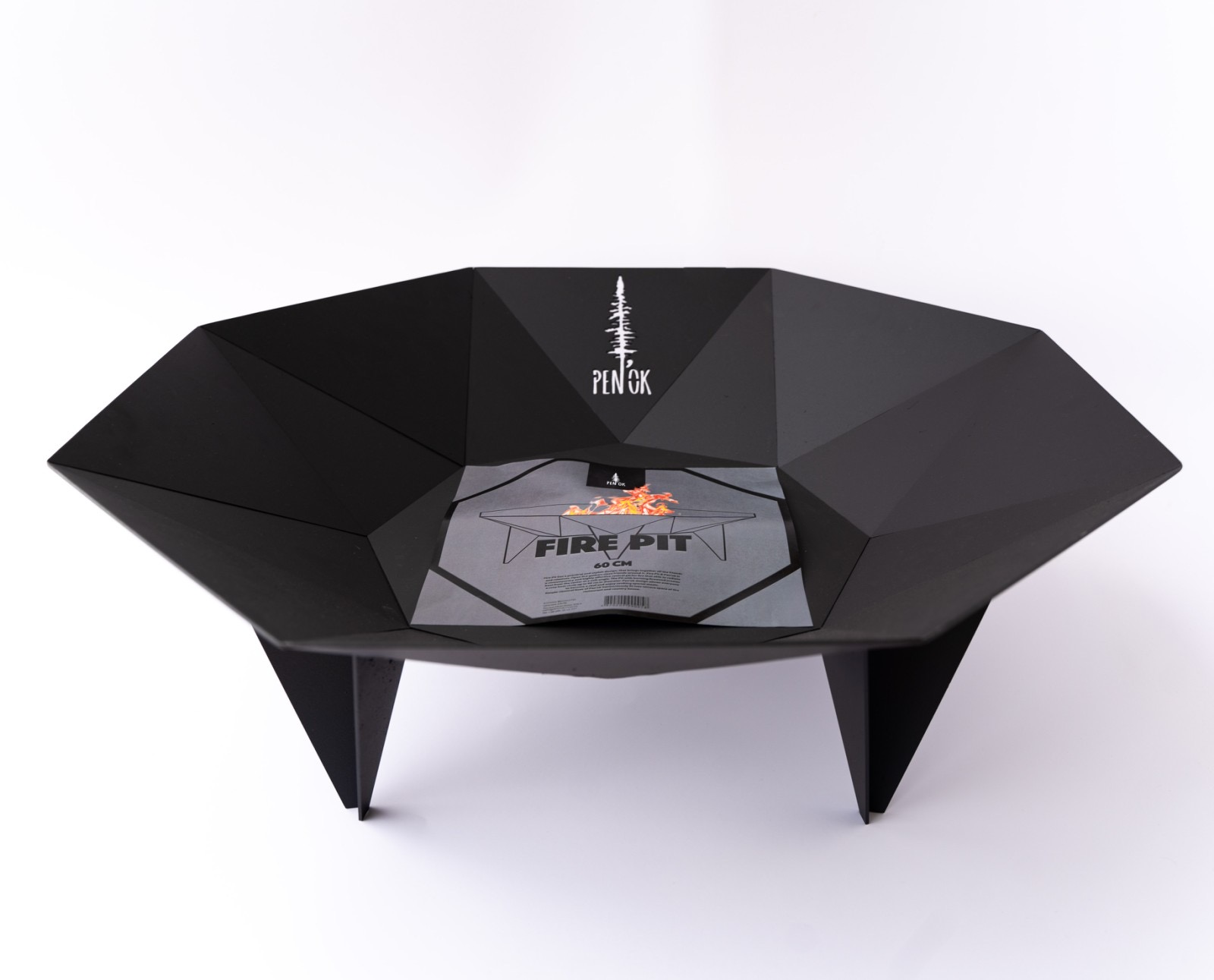 Чаша для костра Penyok Fire Pit 60 см Черный (FP-60)