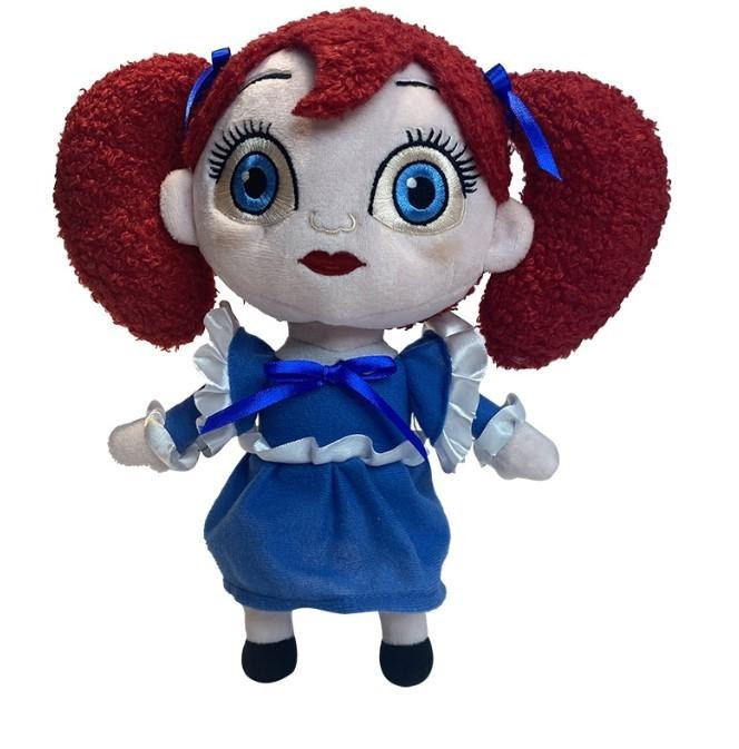 Мягкая игрушка UKC Кукла Поппи бордовые волосы 28 см