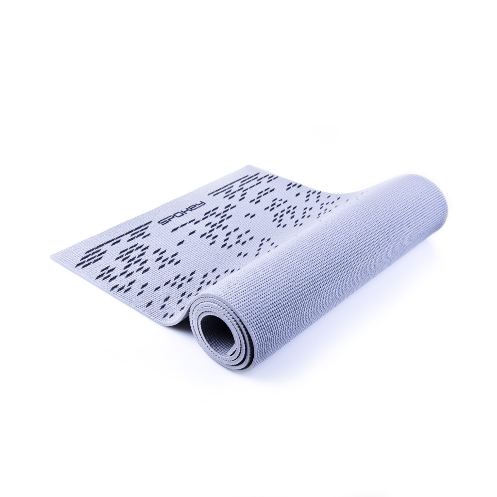 Килимок для фітнесу та йоги Spokey Lightmat II 180х60 см Сірий (s0474)