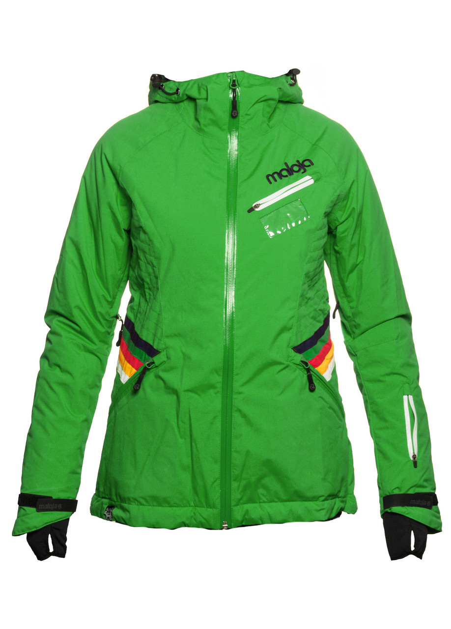 Жіноча гірськолижна куртка Maloja Corso M Green (hub_IvhJ88047)