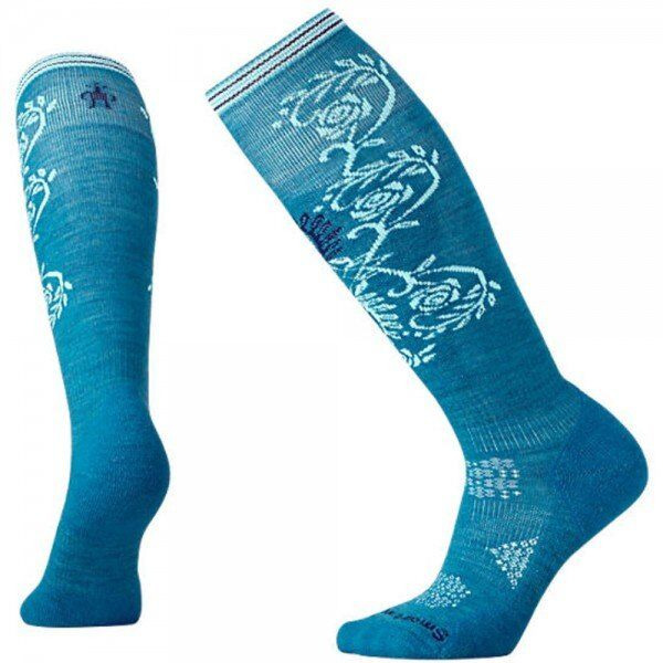 Шкарпетки Smart Wool Wm's PhD Ski Light Pattern SW15017 Glacial Blue (1033-SW 15017.781-S)