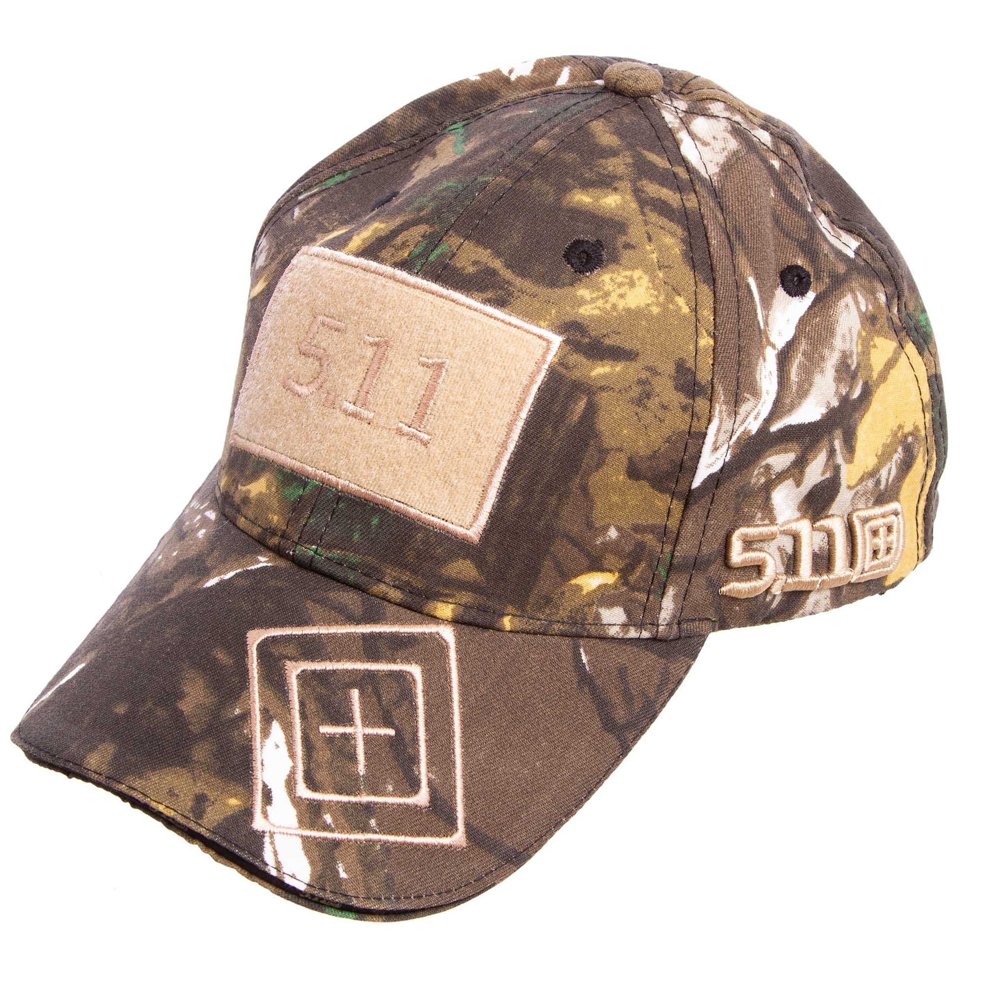Бейсболка тактична з липучкою під патч SP-Sport 5.11 Tactical TY-0363 Камуфляж коричневий