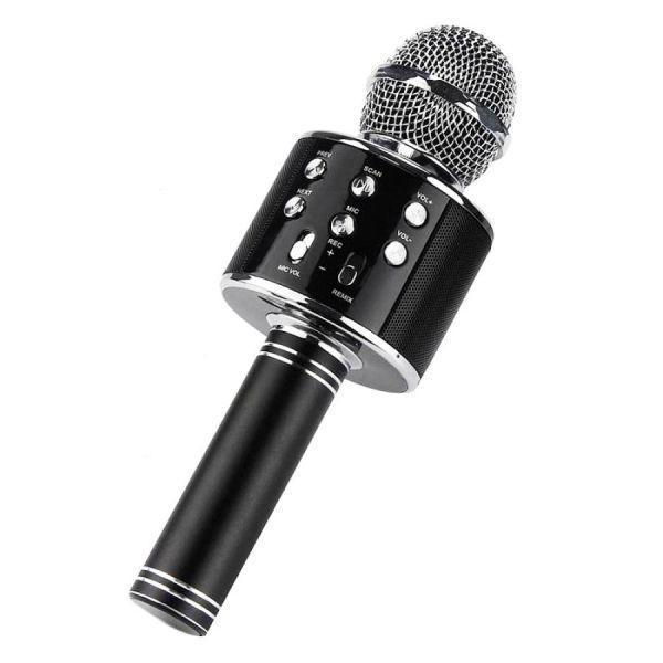 Беспроводной микрофон караоке UTM WS858 с чехлом Black