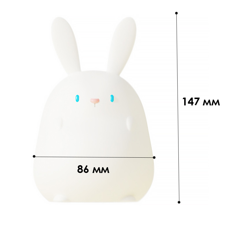 Cветильник беспроводной сенсорный Lesko Little Rabbit DS-RAB-1 Кролик (11795-68035)