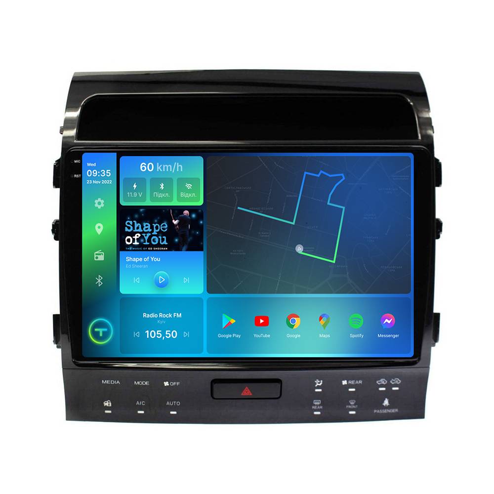 Штатная магнитола Torssen Toyota LC200 2007-2015 climate F106128 4G Carplay