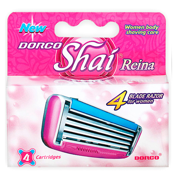 Сменные кассеты для бритья женские Dorco Shai Reina 4 лезвия - 4 шт (3025)