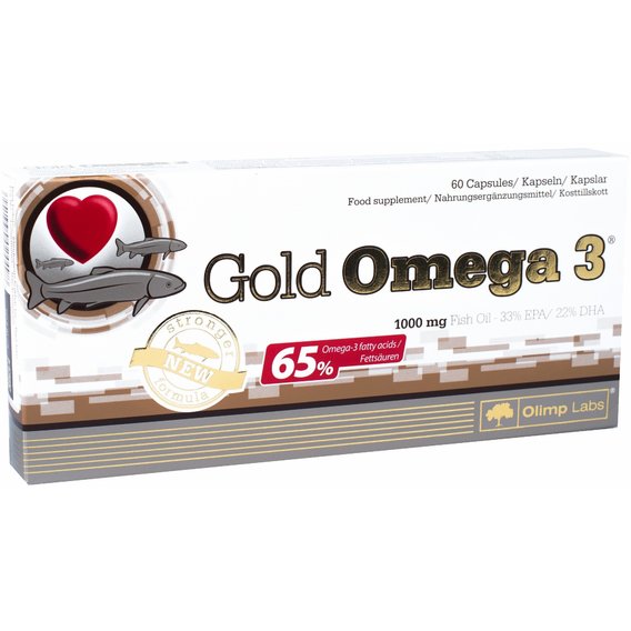 Омега для спорта Olimp Nutrition Gold Omega 3 65% 60 Caps