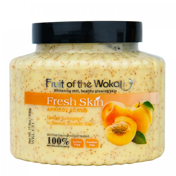 Скраб для тела Wokali Fresh Skin Scrub Apricot WKL131 500 г