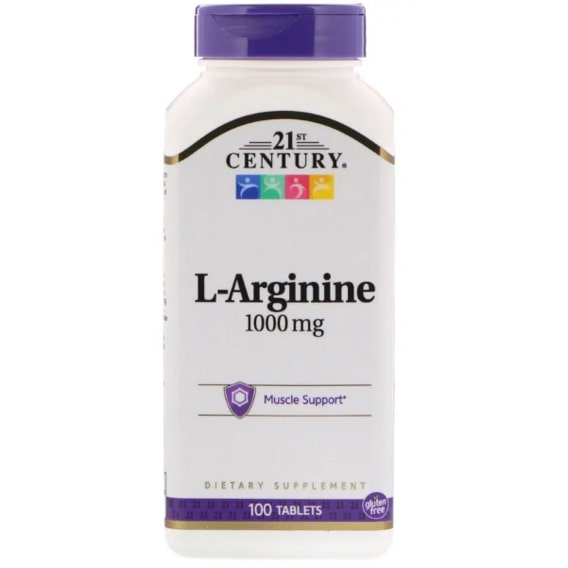 Аргинин 21st Century Health Care L-Arginine Maximum Strength 1000 mg 100 Tabs CEN-27086