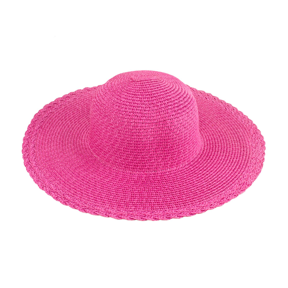 Шляпа Летняя Женская Розетта Размер 56-58 Розовый (17513)