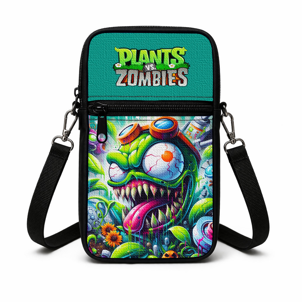 Дитяча сумка через плече Plants vs. Zombies, поліестер, 19×10×5 см