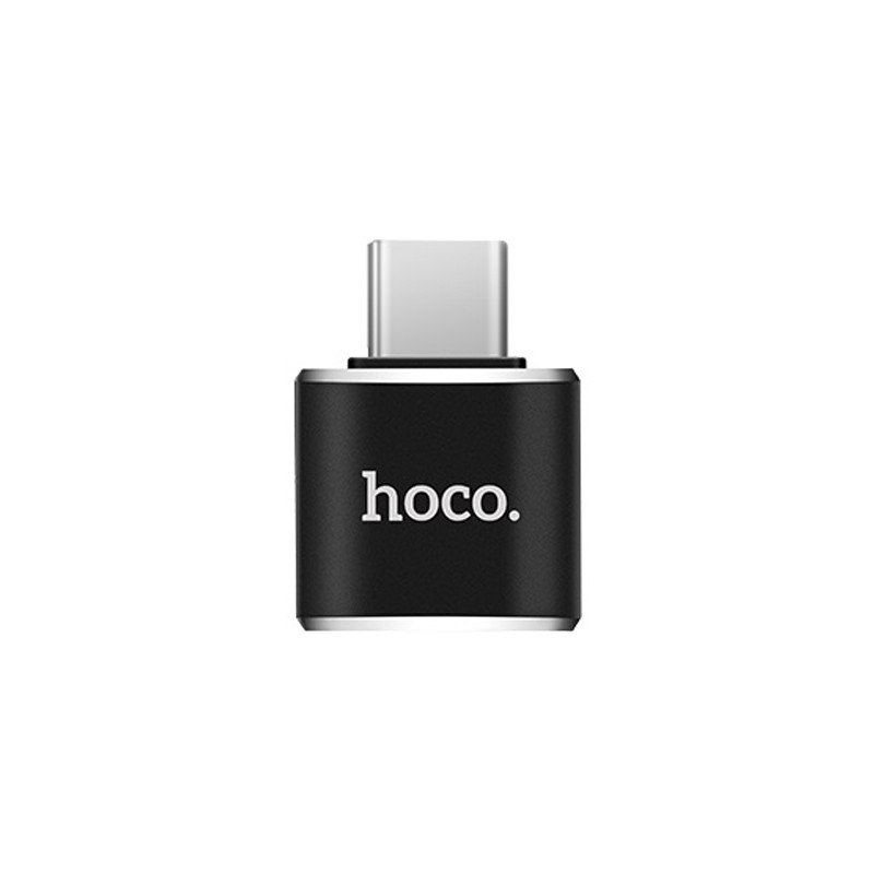Переходник Hoco UA5 Type-C to USB (Черный) 784269