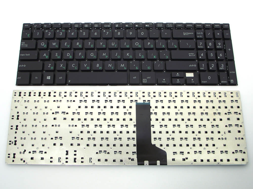 Клавіатура для ноутбука ASUS E500, E500C, E500CA, P500, P500C, Black, RU