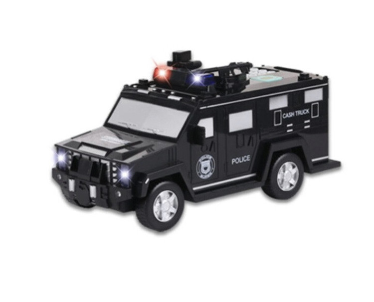 Сейф машинка Creative toys с кодовым замком и отпечатком 30х15х14см Черный Hummer