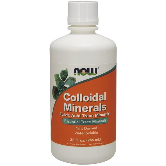 Мультиминеральный комплекс NOW Foods Colloidal Minerals Liquid 946 ml /32 servings/ Pure