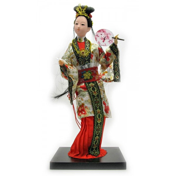 Кукла Китаянка фарфор (33.5х13.5х13.5 см) 21347
