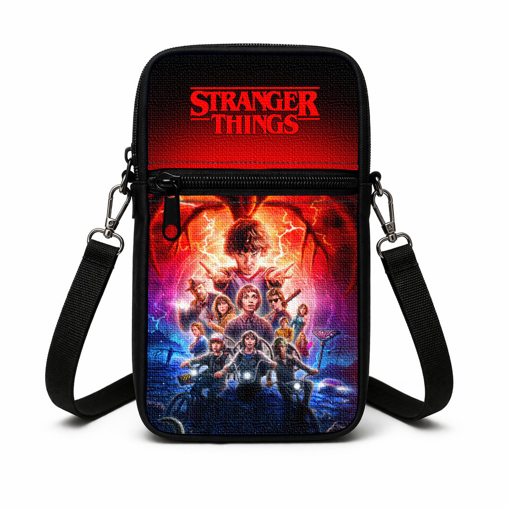 Дитяча сумка через плечо з принтом Дивні справи (Stranger Things), 19×10×5 см