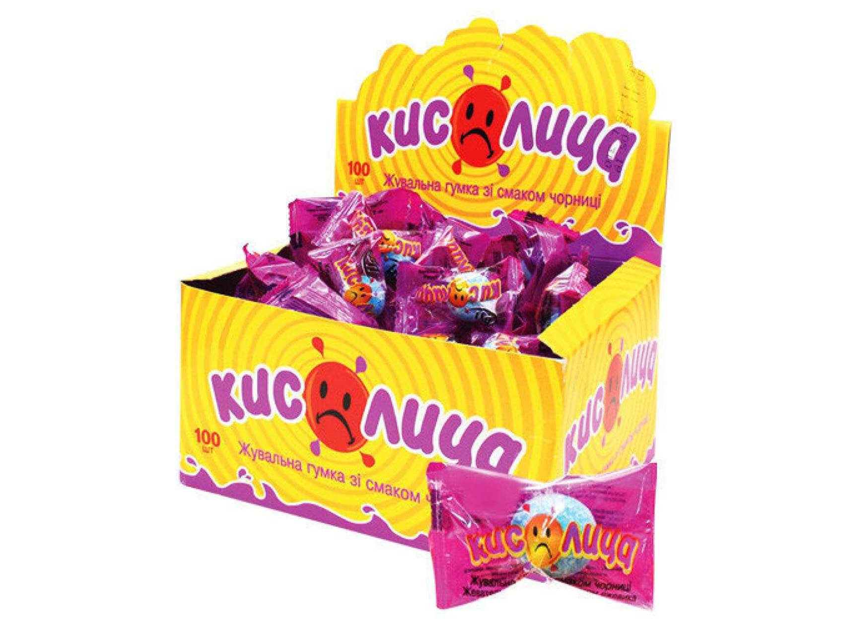 Блок жуйок Tutti Frutti Кислиця Чорниця 229-18425307