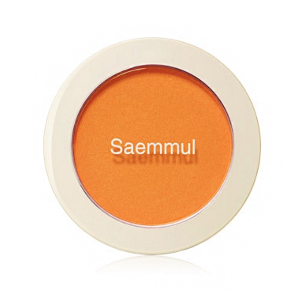 Однотонные румяна The Saem Saemmul Single Blusher OR02 Selfie Orange 5 г (8806164130902)