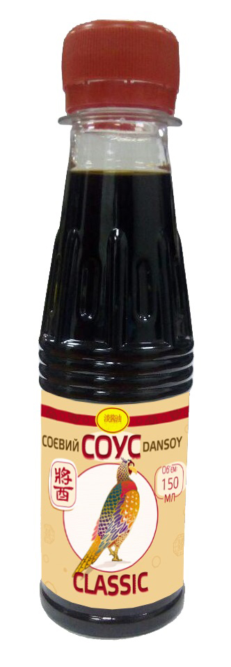 Соус соєвий Dansoy Classic натуральний 150 мл (арт.dansoy-cl-150)