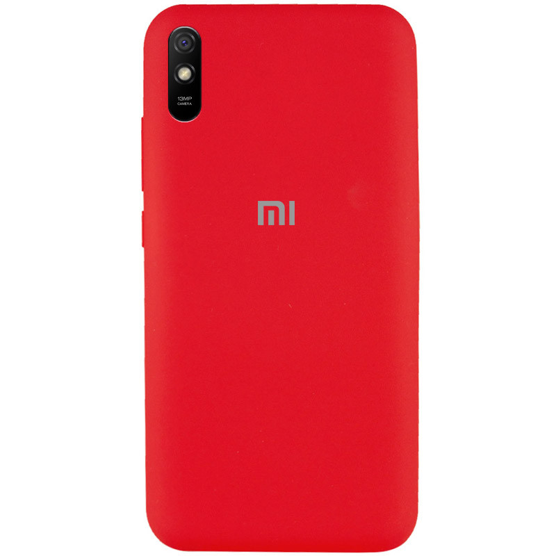 Чохол Silicone Cover Full Protective (AA) для Xiaomi Redmi 9A (Червоний / Red) 926167