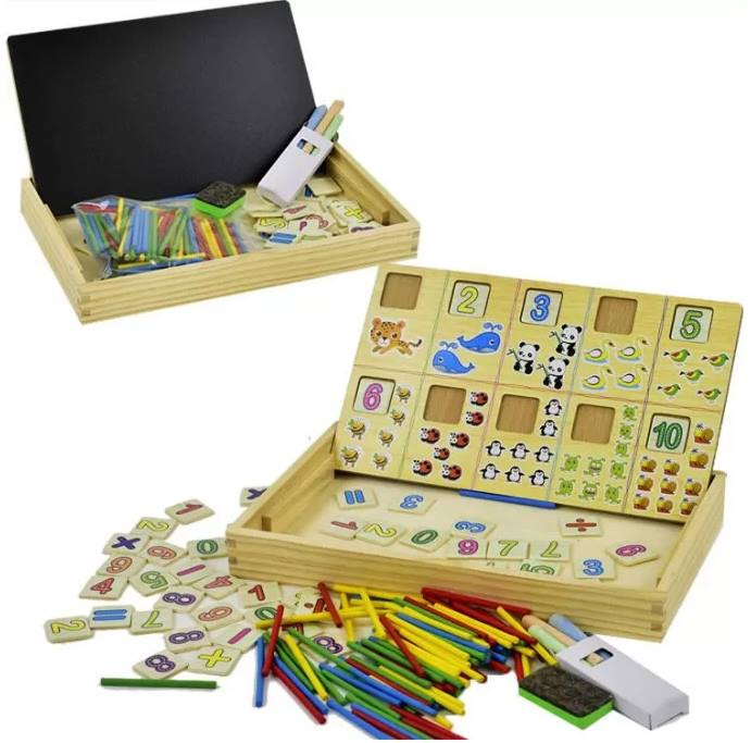 Деревянная игрушка Набор первоклассника Metr+ MD1314B