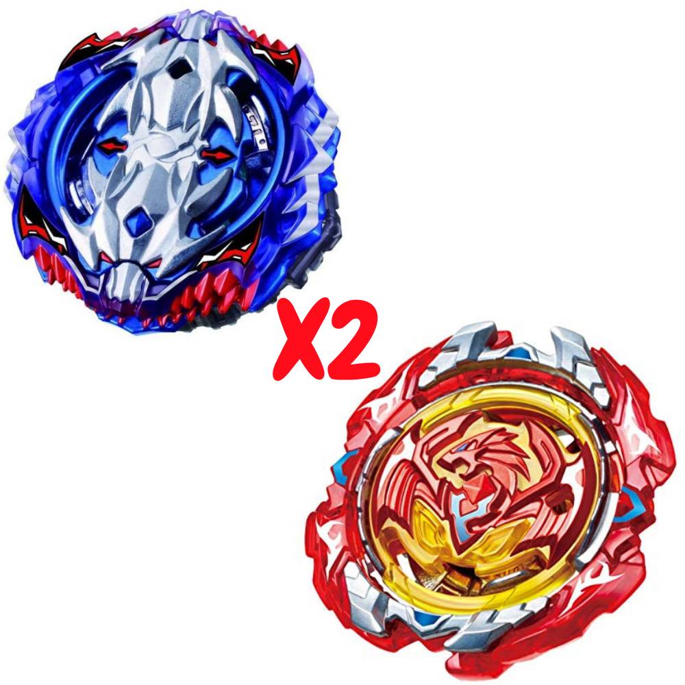 Набір дзиги BeyBlade Вовчок Revive Phoenix B-117 VS Leopard B-118 4 сезон (SUN90148)