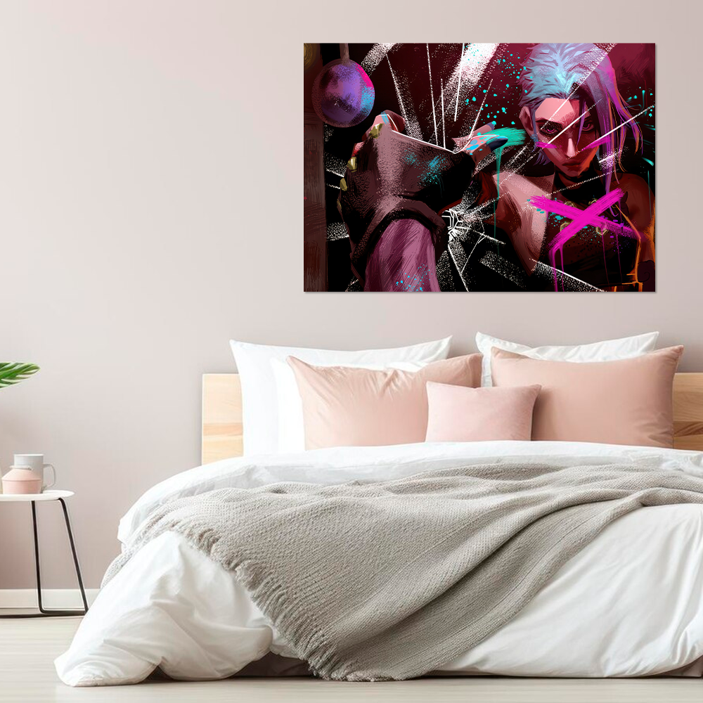 Плакат-постер на стіну Кавун Arcane Jinx відображення А0 Різнокольоровий (ПЛ000958А0)