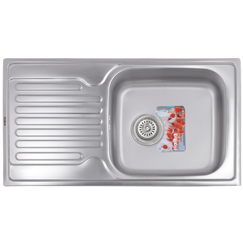 Мойка кухонная HAIBA 78x43 satin (HB0566)