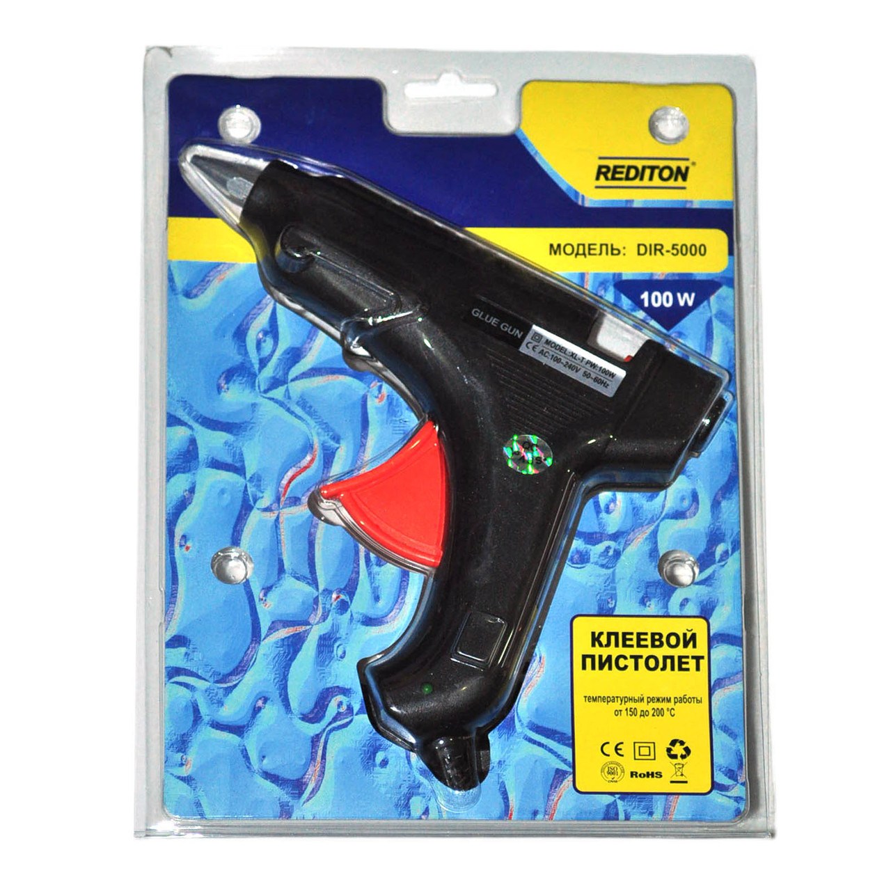Клейовий пістолет Rediton DIR-5000 Ф-11.5 100 Вт Black (5pv_103080)
