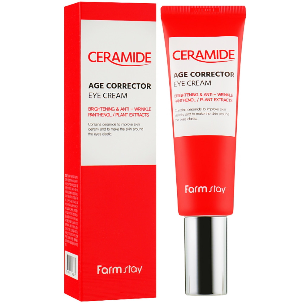 Антивозрастной крем с церамидами для кожи вокруг глаз Farmstay Ceramide Age Corrector Eye Cream 50 мл (8809615881385)