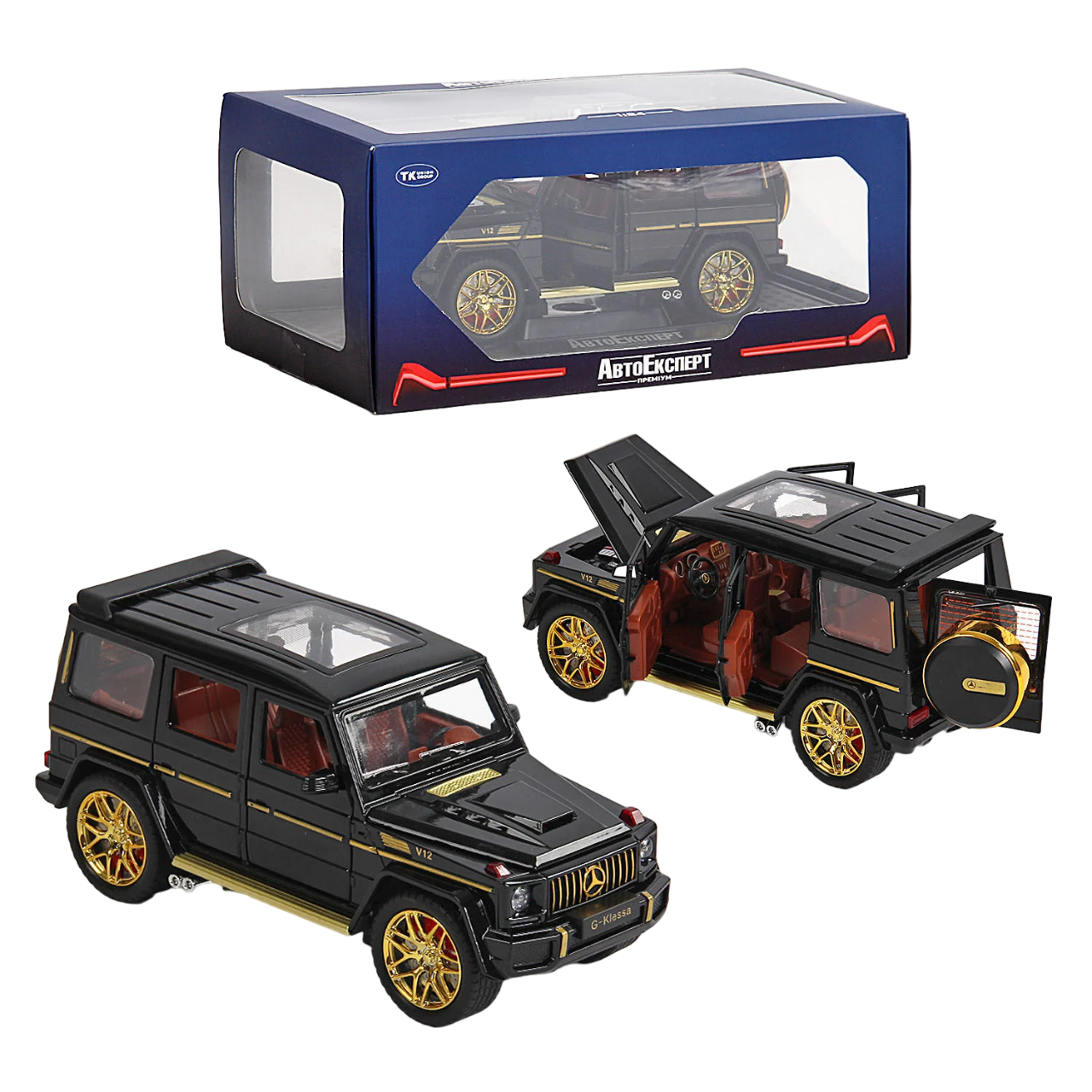 Детский джип TK Group 21 х 9 х 8 см Black with gold (125831)