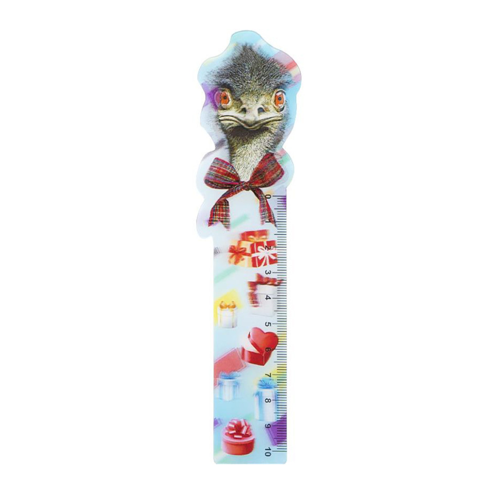 Закладка для книг 3D Bambi 1-03 с линейкой Вид 8