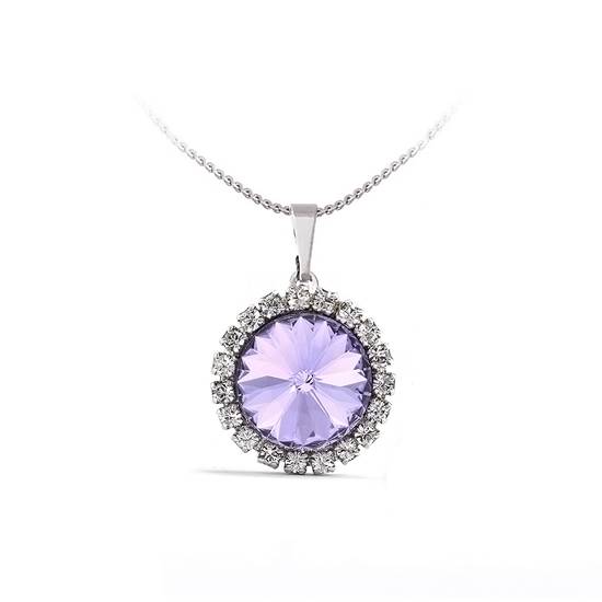 Підвіс з ланцюжком KOBI Rivoli Strass Ø 16 мм зі Swarovski (7430-3090-10-32)