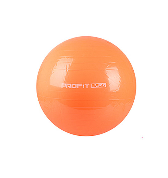Гімнастичний м'яч для фітнесу 65 см Оранжевий (MS 0382O)