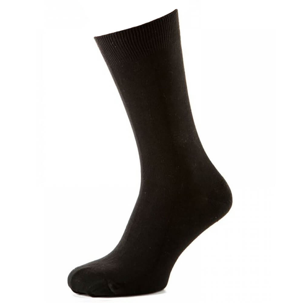 Шкарпетки чоловічі класичні з бавовни, осінь/зима, чорний MAN's SET 39-41