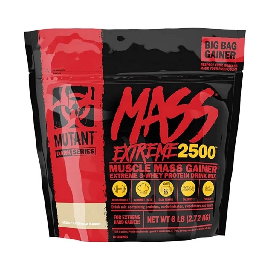 Гейнер Mutant Mass Extreme 2500 2.72 кг Тройной шоколад (2494408014)