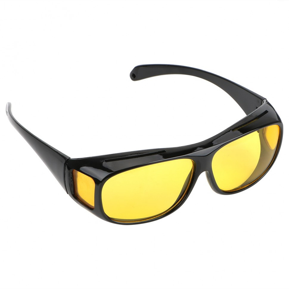 Очки для водителей антибликовые HD Vision Wraparounds антифары для вождения поляризационные желтые