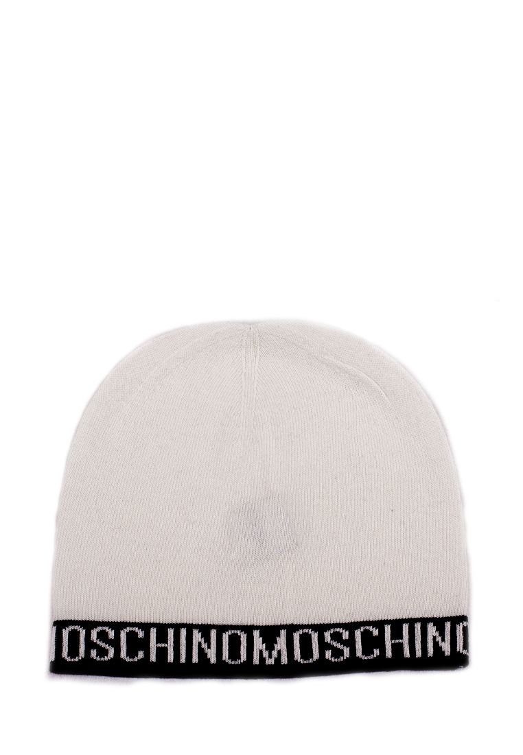 Женская шапка Moschino 65115 Белая (2900056545013)
