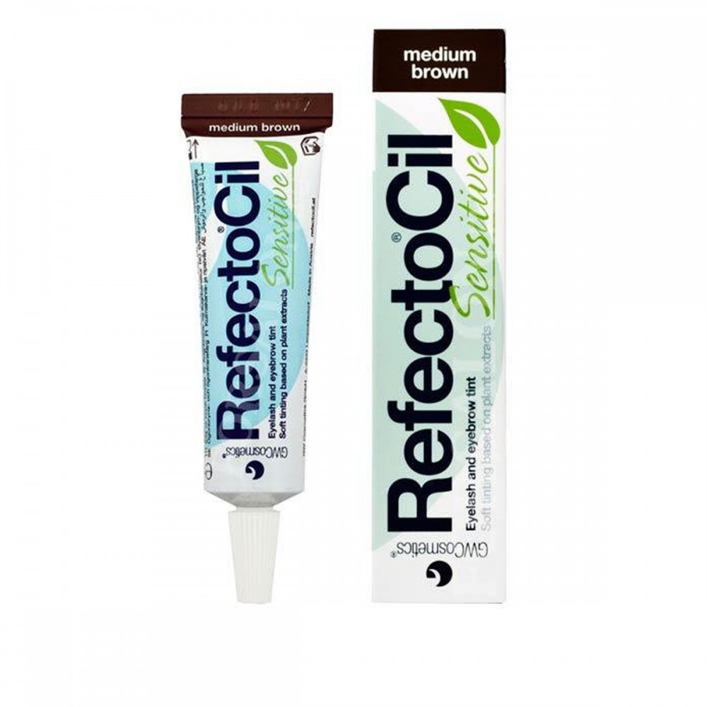 Фарба для брів та вій RefectoCil Sensitive Eyelash Eyebrow Tint medium brown
